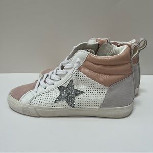 Vintage Havana Blush and White Star Sneakers